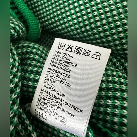 Anthropologie Rue Stiic‎ Green Thick Knit 100% Cotton Strap Maxi Dress Small - Picture 11 of 12